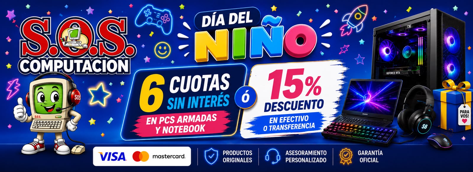 6 cuotas pc 2026